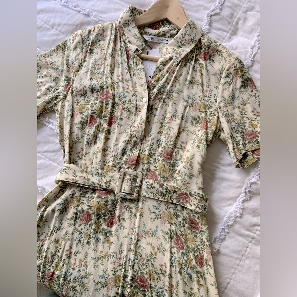 ZARA Floral Maxi, S